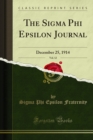 The Sigma Phi Epsilon Journal : December 25, 1914 - Sigma Phi Epsilon Fraternity