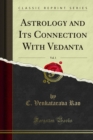 Astrology and Its Connection With Vedanta - eBook
