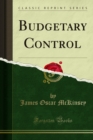 Budgetary Control - eBook
