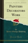 Painters Decorators Work - eBook
