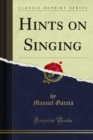 Hints on Singing - eBook