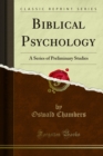 Biblical Psychology - eBook