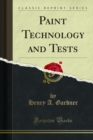 Paint Technology and Tests - eBook