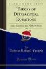 Theory of Differential Equations : Exact Equations and Pfaff's Problem - eBook
