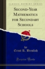 Second-Year Mathematics for Secondary Schools - eBook