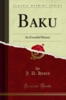 Baku : An Eventful History - eBook