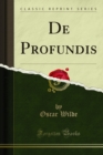 De Profundis - eBook