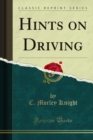 Hints on Driving - eBook