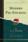 Modern Pig-Sticking - eBook