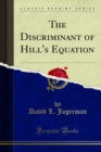 The Discriminant of Hill's Equation - eBook