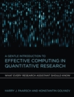 A Gentle Introduction to Effective Computing in Quantitative Research : What Every Research Assistant Should Know - Book