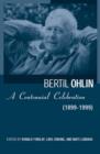 Bertil Ohlin : A Centennial Celebration 1899-1999 - Book