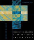 Econometric Analysis of Cross Section and Panel Data - Book