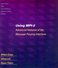 Using MPI-2 : Advanced Features of the Message-Passing Interface - eBook
