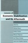 Lessons of Economic Stabilization and Its Aftermath - Book
