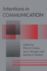 Intentions in Communication - Book