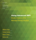 Using Advanced MPI : Modern Features of the Message-Passing Interface - Book