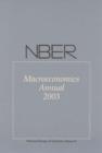 NBER Macroeconomics Annual 2003 : Volume 18 - Book