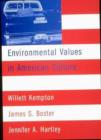 Environmental Values in American Culture - Book