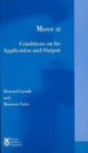 Move a : Conditions on Its Application and Output Volume 22 - Book