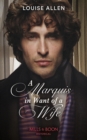A Marquis In Want Of A Wife - Book