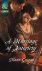 A Marriage of Notoriety - Book