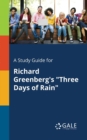 A Study Guide for Richard Greenberg's "Three Days of Rain" - Book