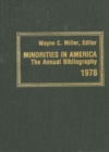 Minorities in America : The Annual Bibliography, 1978 - Book