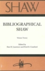 SHAW: The Annual of Bernard Shaw Studies Volume 20 : Bibliographical Shaw - Book