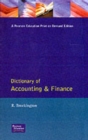 Dictionary Of Accounting And Finance - Book