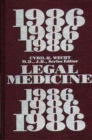 Legal Medicine 1986 - Book