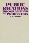Public Relations Programming and Production - Book