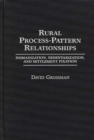 Rural Process-Pattern Relationships : Nomadization, Sedentarization, and Settlement Fixation - Book