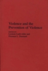 Violence and the Prevention of Violence - Book