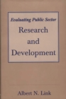 Evaluating Public Sector Research and Development - Book