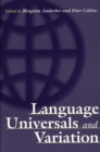 Language Universals and Variation - Book