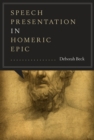 Speech Presentation in Homeric Epic - Book