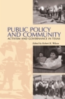 Public Policy and Community : Activism and Governance in Texas - Book