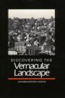 Discovering the Vernacular Landscape - Book