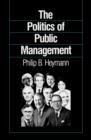 The Politics of Public Management - Book