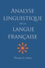 Analyse linguistique de la langue francaise - Book