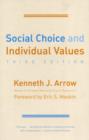 Social Choice and Individual Values - Book