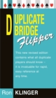 Duplicate Bridge Flipper - Book