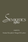 Semiotics 1980 - Book