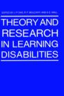 Theory and Research in Learning Disabilities - Book