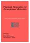 Physical Properties of Amorphous Materials - Book