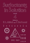 Surfactants in Solution : Volume 4 - Book