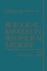 Biological Barriers in Behavioral Medicine - Book