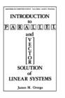 Introduction to Parallel and Vector Solution of Linear Systems - Book