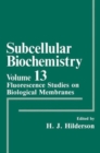 Fluorescence Studies on Biological Membranes - Book
